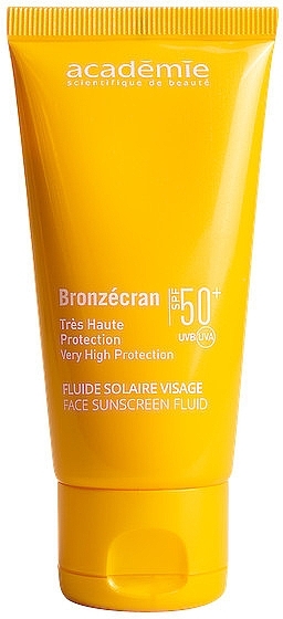 Fluid do twarzy z filtrem przeciwsłonecznym - Academie Bronzecran Face Sunscreen Fluid SPF 50+ — Zdjęcie N1