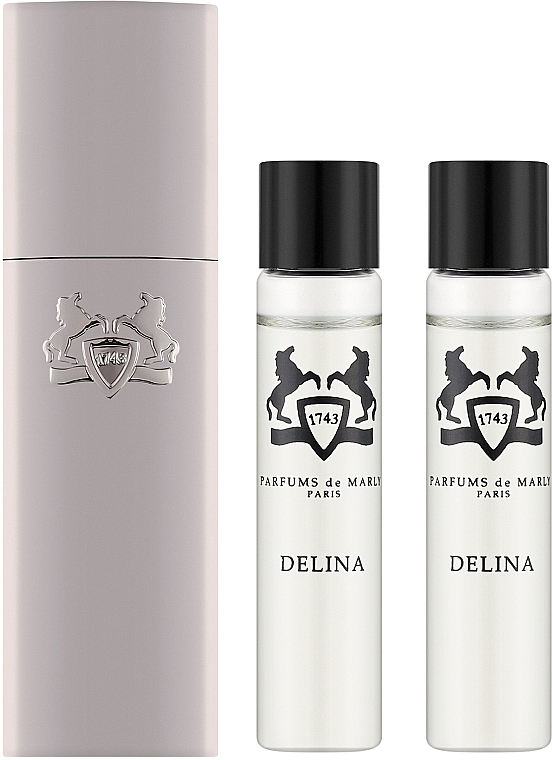 Parfums de Marly Delina - Zestaw (edp/refill/3x10ml + case/1pcs) — Zdjęcie N2