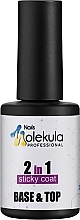 Baza i top - Nails Molekula Base & Top Coat 2 In 1 — Zdjęcie N1