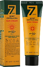 Kup Krem przeciwsłoneczny do twarzy z centellą - May Island 7 Days Secret Centella Cica Sun Cream SPF 50