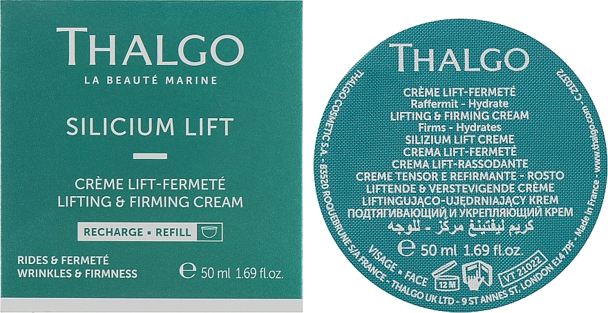 Ujędrniający krem ​​do twarzy - Thalgo Silicium Lift Intensive Lifting & Firming Cream Refill (uzupełnienie) — Zdjęcie N2