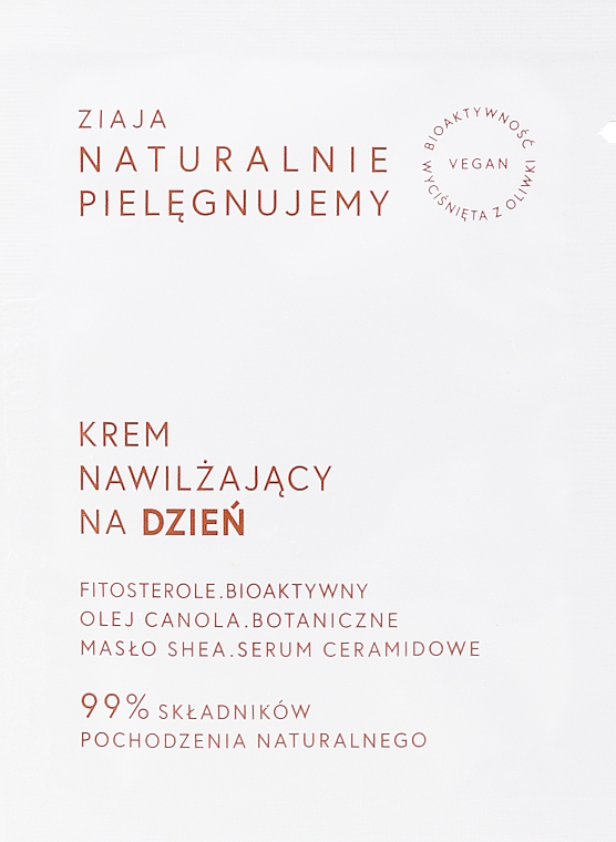 Krem nawilżający na dzień - Ziaja Day Moisturizing Cream (próbka) — Zdjęcie N1