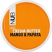 Krem maślany odżywiający dłonie - NUB Nourishing Hand Cream Butter Mango & Papaya — Zdjęcie N1