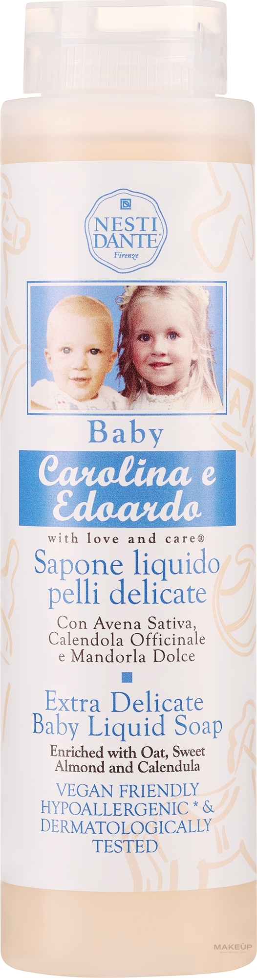 Mydło w płynie dla dzieci - Nesti Dante Carolina & Edoardo Extra Delicate Baby Liquid Soap — Zdjęcie 300 ml