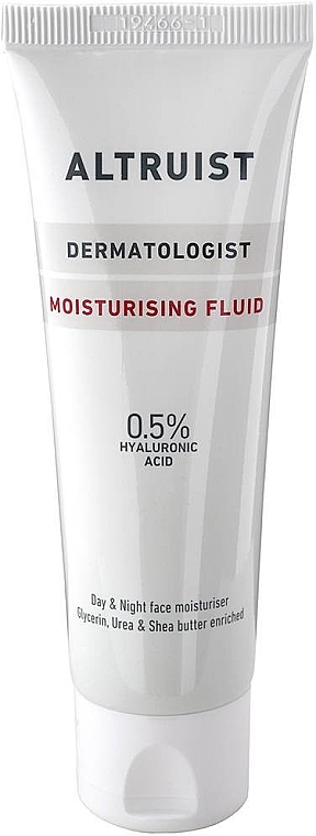 Nawilżający płyn do twarzy z kwasem hialuronowym - Altruist Dermatologist Moisturising Fluid 0.5% Hyaluronic Acid — Zdjęcie N1