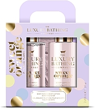 Zestaw - Grace Cole The Luxury Bathing Glamorous Glow Set (sh/gel/100ml + b/lot/100ml) — Zdjęcie N1