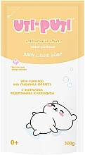 Kup Mydło w płynie dla niemowląt z ekstraktem z babki lancetowatej i nagietka - Uti-Puti (doy-pack)