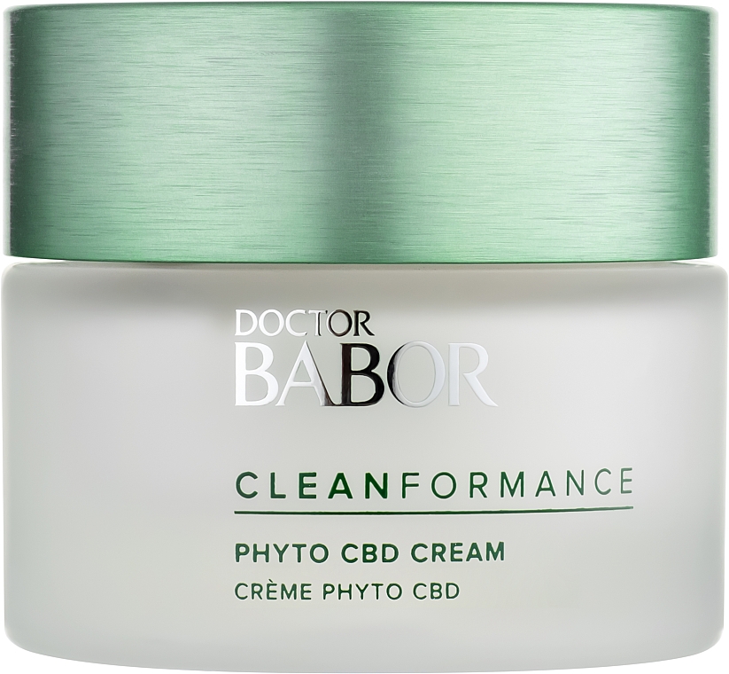 Rozświetlający krem do twarzy do skóry wrażliwej, skłonnej do podrażnień - Babor Doctor Babor Clean Formance Phyto CBD Cream
