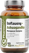 Suplement diety Izoflawony + kompleks Ashwagandha Menopause - Pharmovit Clean Label Izoflawony + Ashwagandha Menopause Complex — Zdjęcie N1