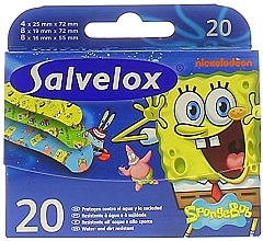 Kup Plastry opatrunkowe dla dzieci, 20 szt. - Salvelox Kids Sponge Bob Plasters