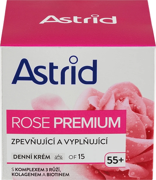 Krem wypełniający do twarzy na dzień - Astrid Rose Premium OF15 — Zdjęcie N1