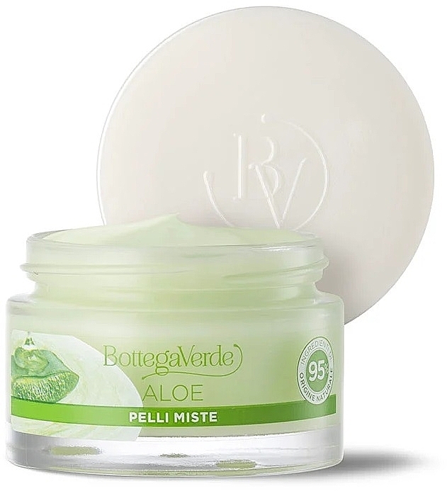 Krem-żel do twarzy - Bottega Verde Aloe 24H Face Cream Gel — Zdjęcie N1