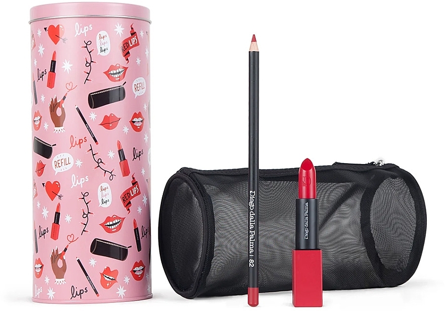 Zestaw - Diego Dalla Palma Lips Kit Rossetto (lip/pencil/1.83g + lipstick/3.5g) — Zdjęcie N1