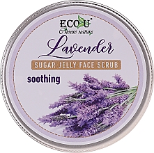 Kup Kojąca peelingująca galaretka do twarzy Lawenda - Eco U Soothing Lavender Sugar Jelly Face Scrub