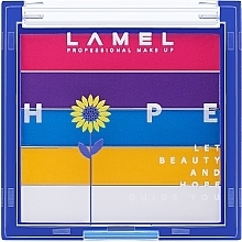 Zestaw kolorowych eyelinerów - LAMEL Make Up HOPE Color Eyeliner Palette — Zdjęcie N1