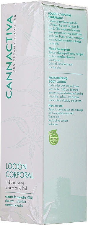 PRZECENA! Lotion do ciała z regenerującym CBD - Cannactiva Body Lotion with Repairing CBD * — Zdjęcie N3