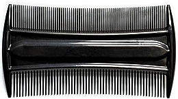 Grzebień do włosów 9 cm, czarny - Xhair — Zdjęcie N1
