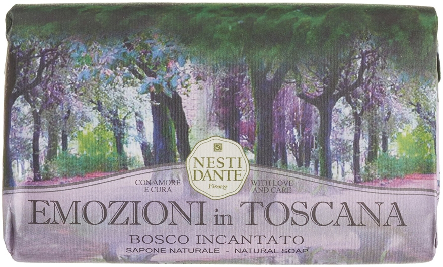 Naturalne mydło w kostce Zaczarowany las - Nesti Dante Emozioni in Toscana Bosco Incantato — Zdjęcie N1