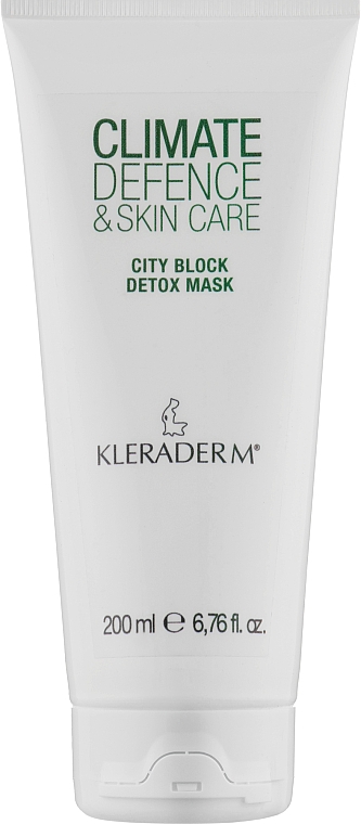 Maska detoksykacyjna z efektem rozjaśniania twarzy - Kleraderm Climate Defence City Block Detox Mask — Zdjęcie N3