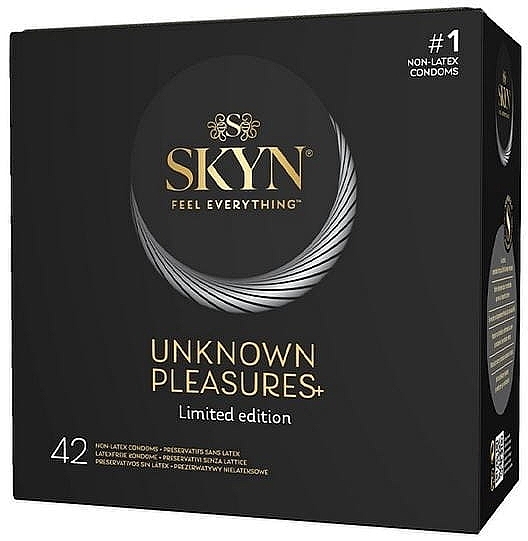 Prezerwatywy - Unimil Skyn Feel Everything Unknown Pleasures+ Limited Edition (condom/42pcs) — Zdjęcie N1