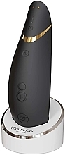 PRZECENA! Próżniowy stymulator łechtaczki, czarny - Womanizer Premium 2 Black * — Zdjęcie N2