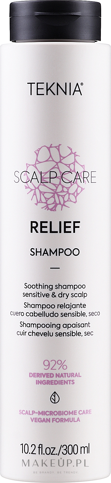 Szampon micelarny bez siarczanów do wrażliwej i suchej skóry głowy - Lakmé Teknia Scalp Care Relief Shampoo — Zdjęcie 300 ml