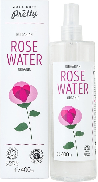 Organiczna woda różana - Zoya Goes Organic Bulgarian Rose Water — Zdjęcie N4
