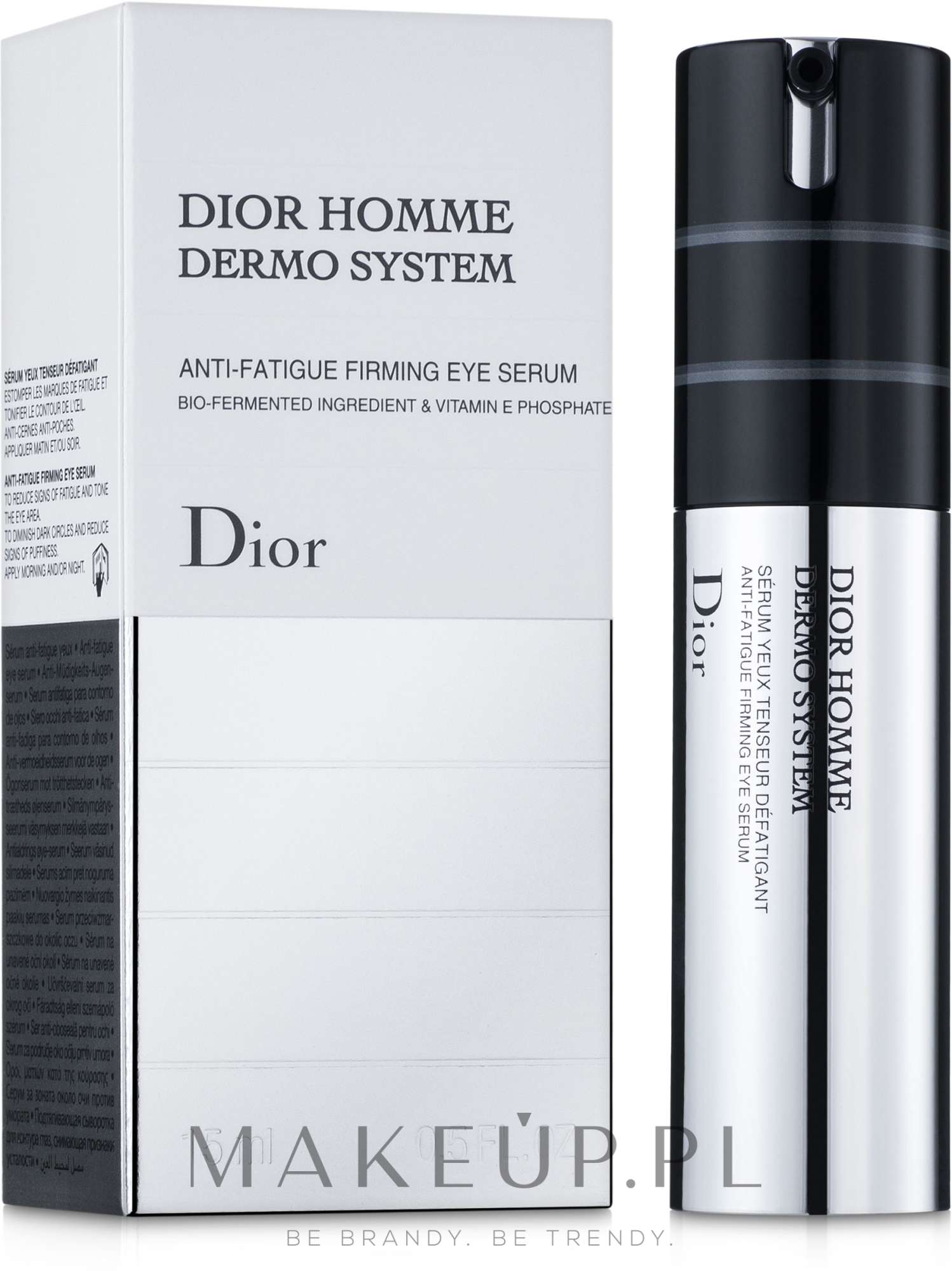 Serum pod oczy przeciw obrzękom i cieniom - Dior Homme Dermo System Anti-Fatigue Firming Eye Serum — Zdjęcie 15 ml