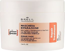 Rewitalizująca maska do włosów - Brelil Repair Treatment Repair Mask — Zdjęcie N1