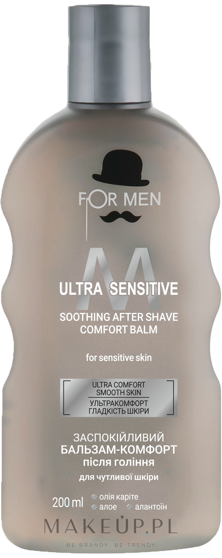 Kojący balsam po goleniu dla mężczyzn - For Men Ultra Sensitive — Zdjęcie 200 ml