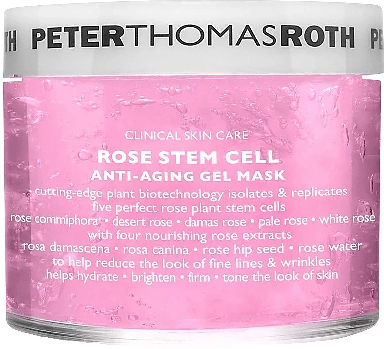 Maska przeciwstarzeniowa do twarzy - Peter Thomas Roth Rose Stem Cell Anti-Aging Gel Mask  — Zdjęcie N1