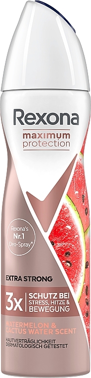 Dezodorant-antyperspirant - Rexona Maximum Protection Extra Strong Watermelon & Cactus Water Scent Antiperspirant — Zdjęcie N1