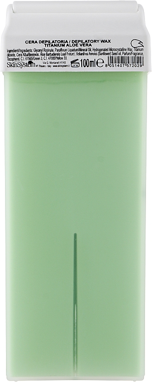 Wkład z woskiem do depilacji Aloe Vera - Skin System — Zdjęcie N1