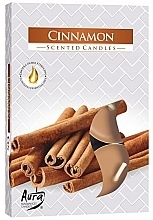 Zestaw podgrzewaczy Cynamon - Bispol Cinnamon Scented Candles — Zdjęcie N1