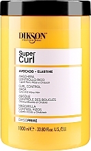 Maska do włosów kręconych z awokado i elastyną - Dikson Super Curl Mask — Zdjęcie N2