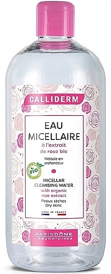 Płyn micelarny do skóry suchej - Calliderm Micellar Cleansing Water with Organic Rose Extract — Zdjęcie N1