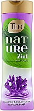 Kup Szampon-balsam do wszystkich rodzajów włosów - Teo Nature 2in1 Shampoo & Conditioner Corals