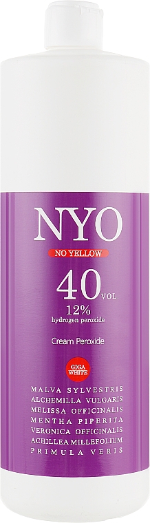 Krem-utleniacz ​​do włosów 12% - Faipa Roma Nyo Cream Peroxide — Zdjęcie N1