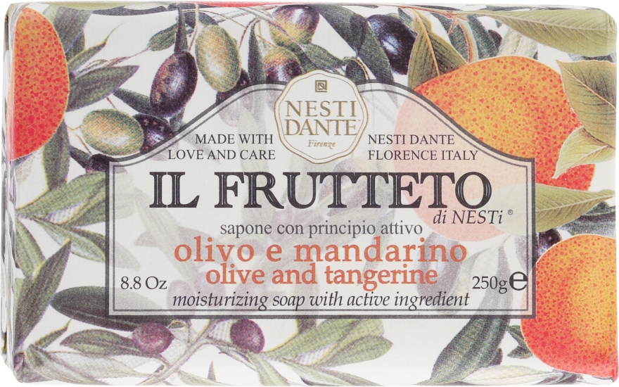 Nawilżające mydło w kostce Oliwka i mandarynka - Nesti Dante Il Frutteto — Zdjęcie N1