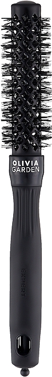 Szczotka termiczna 20 mm - Olivia Garden Expert Blowout Shine Black — Zdjęcie N1