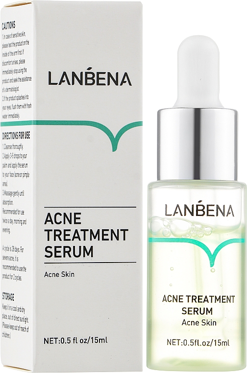 Przeciwtrądzikowe serum do twarzy - Lanbena Acne Treatment Serum — Zdjęcie N2