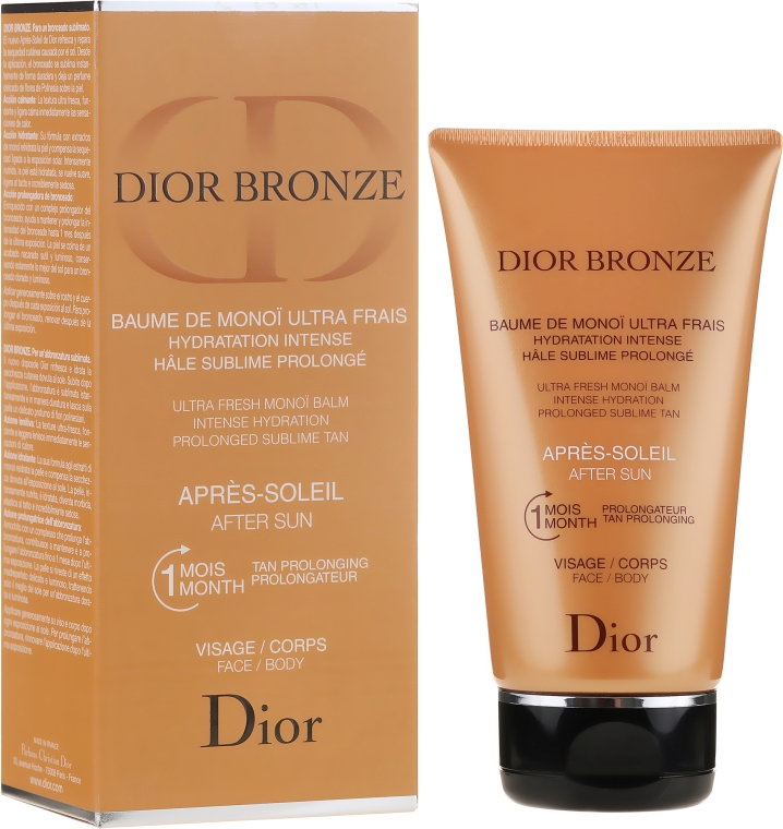 Balsam po opalaniu z olejem monoi do twarzy i ciała - Dior Bronze After Sun Baume de Monoi