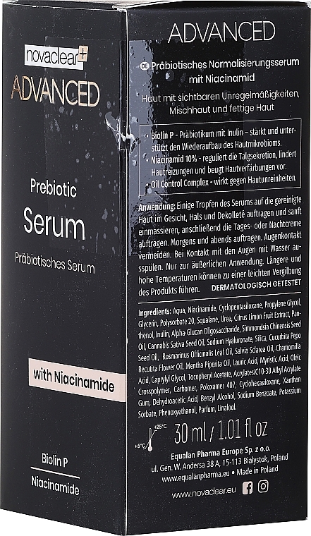 PRZECENA!  Serum prebiotyczne z niacynamidem - Novaclear Advanced Prebiotic Serum with Niacinamide * — Zdjęcie N3