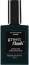 Kup WYPRZEDAŻ Lakier do paznokci - Manucurist Green Flash Led Nail Polish *