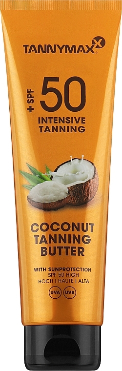 Krem przeciwsłoneczny na bazie mleczka kokosowego SPF 50 - Tannymaxx Coconut Butter SPF 50 — Zdjęcie N1