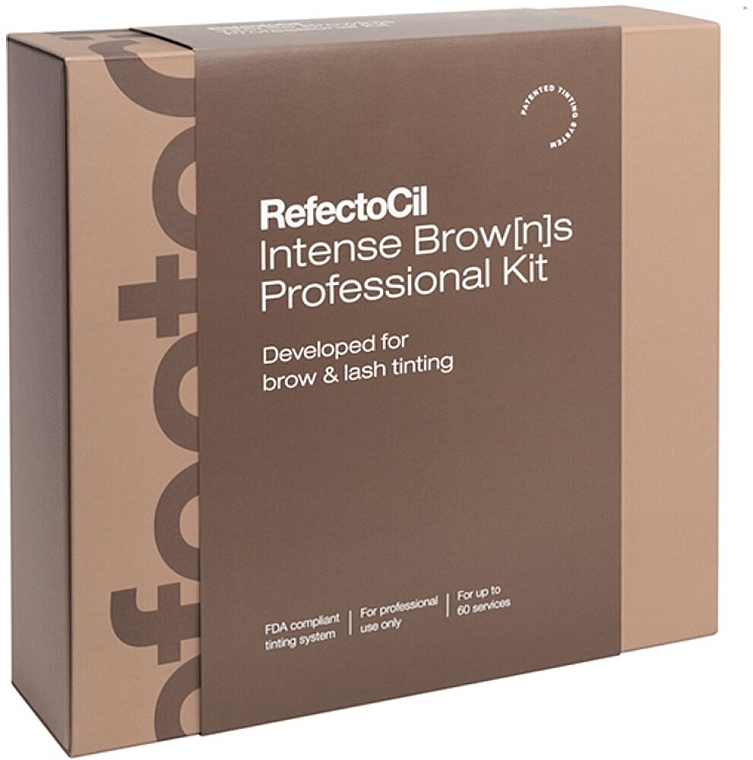 Zestaw do koloryzacji, 60 usług - RefectoCil Intense Brow[n]s Professional Kit — Zdjęcie N1