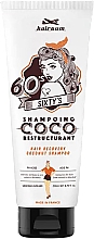 Rewitalizujący kokosowy szampon do włosów - Hairgum Sixty's Recovery Coconut Shampoo — Zdjęcie N1