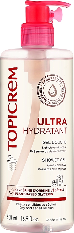 Ultra nawilżający żel pod prysznic - Topicrem Ultra-Moisturizing Shower Gel — Zdjęcie N1