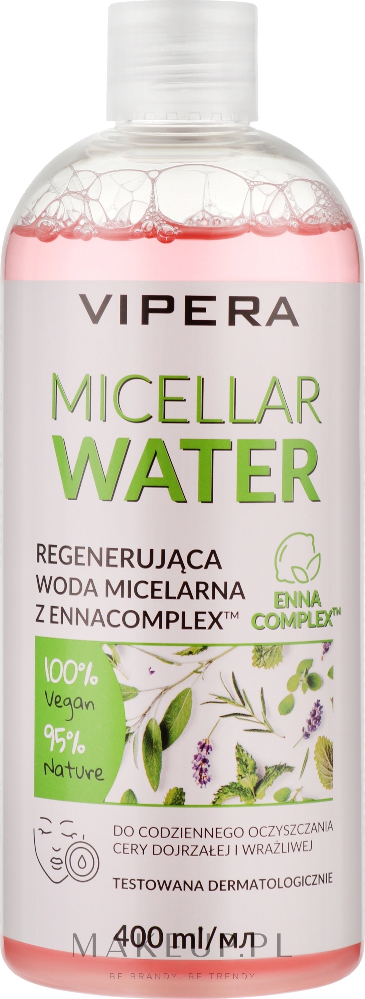 Regenerująca woda micelarna do twarzy z ennacomplex - Vipera Ennacomplex Regenerating Micellar Water — Zdjęcie 400 ml