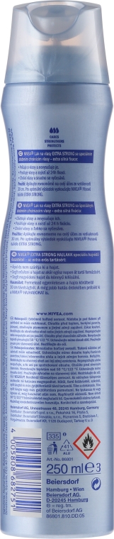 Ekstramocny lakier do włosów - NIVEA Extra Strong Styling Spray — Zdjęcie N2